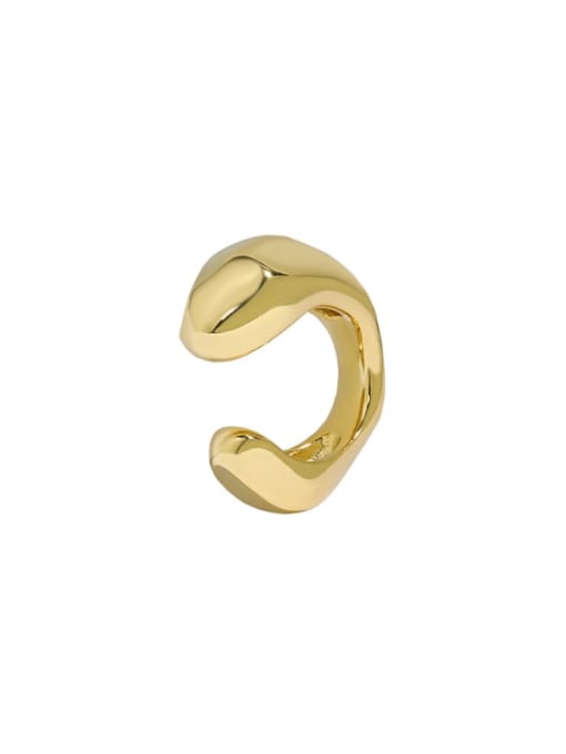 18K gold [single] 925 Sterling Silver Geometric Minimalist Single Earring(Single-Only One)